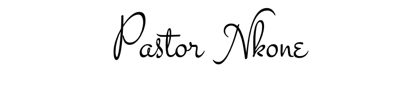 Rev. Dr. Huruma Nkone signature